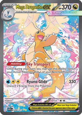 Mega Dragonite ex - 290/217 290 - ME Ascended Heroes Holofoil